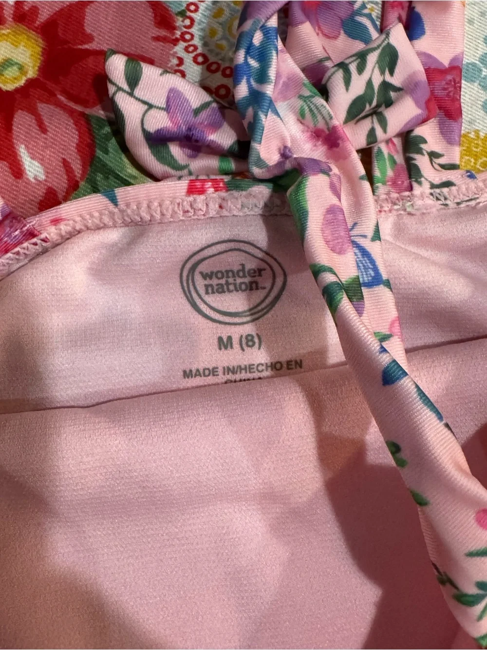 3 Girls size 8 medium bathing suits NWT 2 wonder nation and Justice